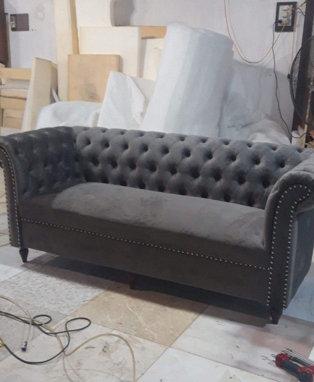 Sofa nệm chất liệu nỉ